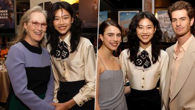 Squid Game Star HoYeon Jung Meets Meryl Streep, Andrew Garfield and More at AFI Awards; Netizens React to Her Meeting Stars! (View Pics)