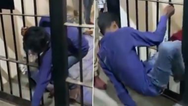 Watch: Pune Criminal Gives Live Demo on How He Escaped From Prison Cell in Front Of Police Officials in Viral Video