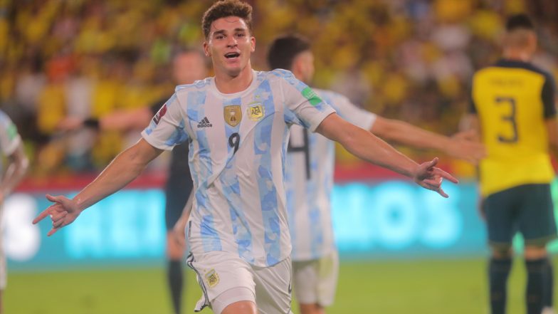 Ecuador 1-1 Argentina, CONMEBOL Qualifiers: Julian Alvarez Scores As Albiceleste Concede Late To Share Points (Watch Goal Video Highlights)