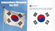 Independence Movement Day 2022: Twitterati Share Wishes, Messages, Taegukgi HD Images And Quotes To Celebrate The&nbsp;March 1st Movement of Korea