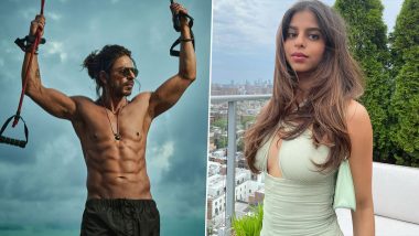 Pathaan: Suhana Khan Shares Shah Rukh Khan’s Pic Flaunting His Abs And Says ‘Uhhh My Dad Is 56’
