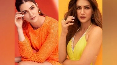 Entertainment News | Kriti Sanon Exudes Elegance in Vibrant Ensemble