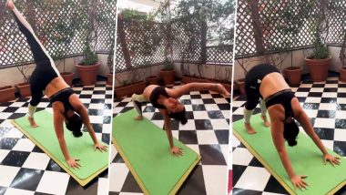 After Biryani and Halwa, Kareena Kapoor Khan Burns Calories as She Does Yoga in Her Latest Instagram Post (Watch Video)