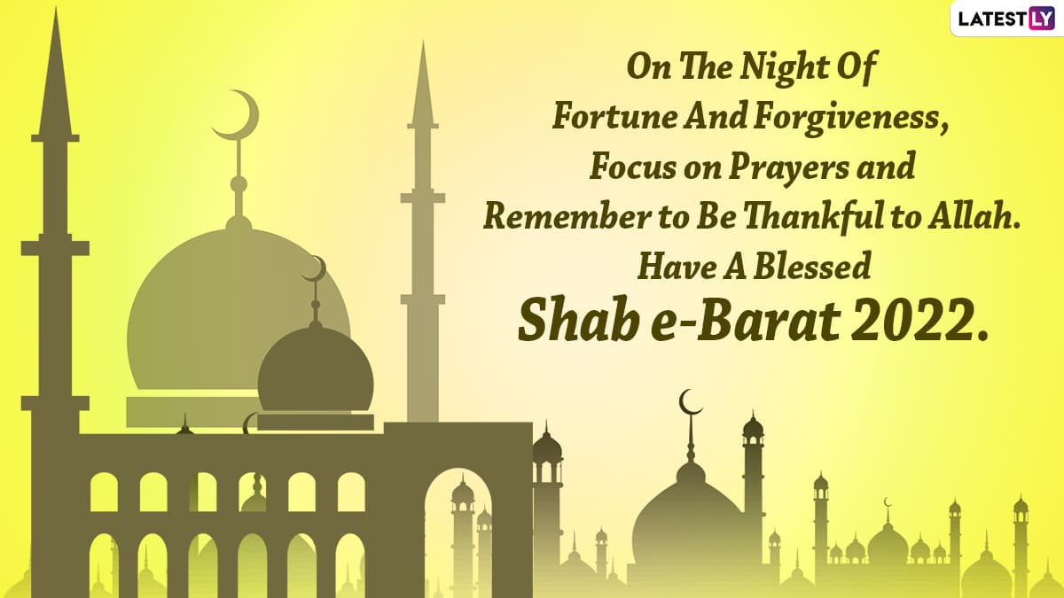 Shab e-Barat 2022 Wishes, Messages & HD Images: Send Shab e-Barat ...