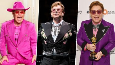 Elton John Birthday: 5 Iconic Looks of the Legendary Singer That Are Just a Vibe in Itself (View Pics)