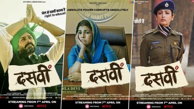 Dasvi: Makers Introduce Abhishek Bachchan, Nimrat Kaur, Yami Gautam’s Characters Ahead Of The Film’s Trailer Release (View Posters)