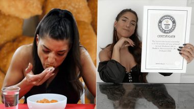 UK Woman Leah Shutkever Sets New World Record For Eating Most Chicken Nuggets In 60 Seconds; Watch Video