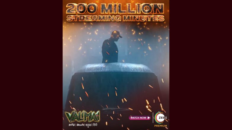 Valimai: Ajith Kumar’s Film Garners 200 Million Streaming Minutes in 48 Hours on ZEE5