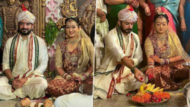 Tejaswini Prakash And Phani Varma Tie The Knot In Bengaluru! Kannada Actress’ Wedding Pictures Take Internet By Storm