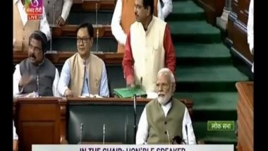 India News | Parliament Budget Session: PM Welcomed in Lok Sabha with Chants of 'Modi, Modi'