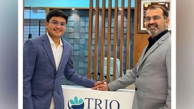 Business News | Dhruv Sanghavi in Collaboration with Trio Pharma Extends Support for the Formation of India's First Zero Consumption Model School