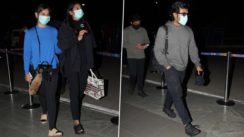 Ram Charan and Wife Upasana Head for a Vacation Post Wrapping Up Shooting for RC15 (View Pics)
