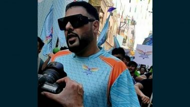 Lucknow Super Giants Jersey for IPL 2022 Leaked? Badshah Spotted Wearing Likely LSG Team Kit During Theme Song Shooting (Watch Video)