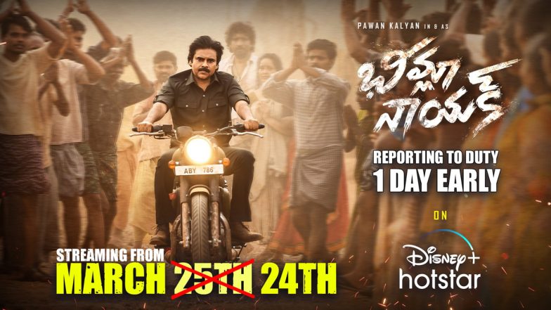 Bheemla Nayak New Release Date: Pawan Kalyan, Rana Daggubati’s Film to Stream from March 24 on Disney+ Hotstar!