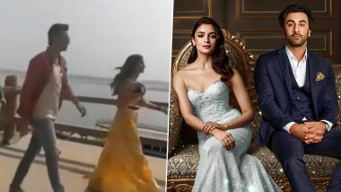 Brahmastra: Alia Bhatt and Ranbir Kapoor Shoot for Crucial Scenes at the Varanasi Ghats (Watch Video)