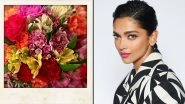 Deepika Padukone&rsquo;s &lsquo;Little Late&rsquo; Holi Wish for Everyone Showcases Her Love for Flowers (View Pic)
