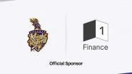 Business News | This T20 Season, 1 Finance Becomes Official Sponsor for Kolkata Knight Riders