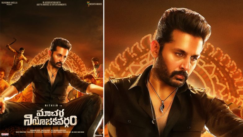 Macherla Niyojakavargam: Nithiin Looks Rugged And Fierce As Siddharth Reddy (View Poster)