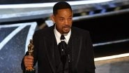 Will Smith Responds to Academy Award's 10-Year Ban After Chris Rock Slap Incident at the 2022 Oscars