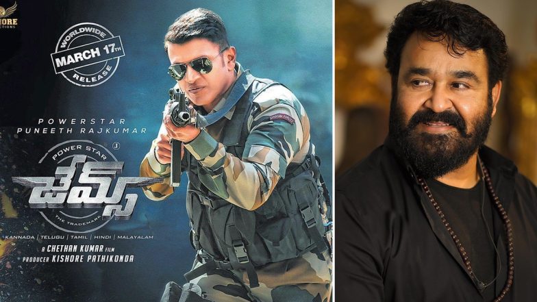 James: Mohanlal Shares A Poster From Puneeth Rajkumar’s Last Film And Says ‘It’s Going To Be A Great One’