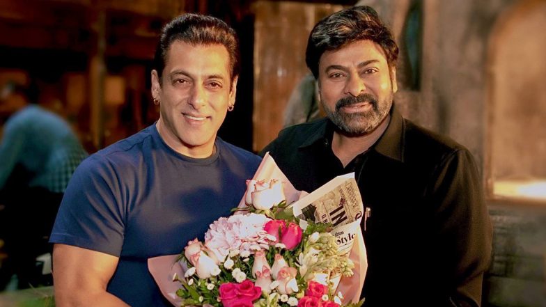 Godfather: Salman Khan To Share Screen Space With Chiranjeevi In His Tollywood Debut; Actor Joins The Sets Of Mohan Raja’s Film