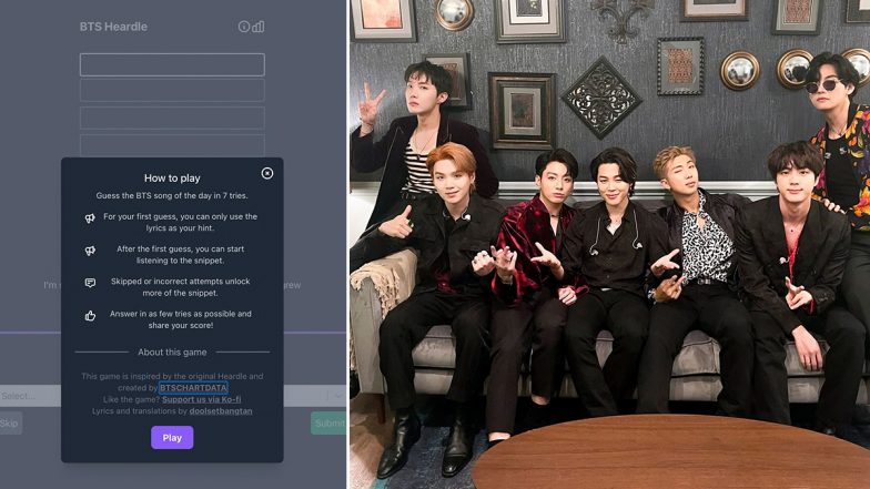 BTS Heardle is Here! The New Game Created By an ARMY Checks Fandom's Knowledge About Lyrics