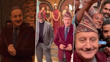 Anupam Kher Shares Glimpse of His Working 67th Birthday Celebration From Uunchai Sets, Says ‘I Feel Blessed’