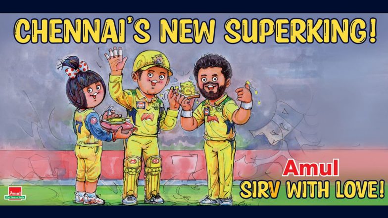 IPL 2022: Amul Shares Interesting Topical As CSK Get Set To Start New Era Under 'Super King' Ravindra Jadeja (See Post)