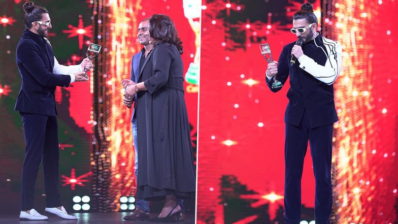 ITA Awards 2022: Ranveer Singh Takes Home Best Actor Trophy For 83! Actor Shares Pictures On Social Media