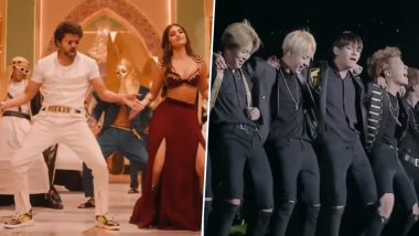 BTS x Arabic Kuthu Halamithi Habibo! Watch Thalapathy Vijay's Viral Song With Bangtan Boys Nailing The Hook Step of the Track