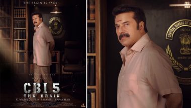 CBI 5 The Brain: Mammootty Looks Competent in the New Poster From His Investigative-Thriller Film! (View Pic)