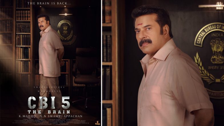 CBI 5 The Brain: Mammootty Looks Competent in the New Poster From His Investigative-Thriller Film! (View Pic)