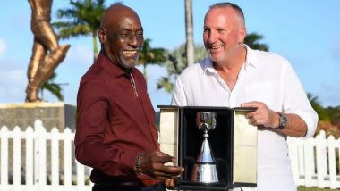 West Indies vs England 2022: Richards-Botham Trophy Unveiled by Former Greats Ahead of Test Series