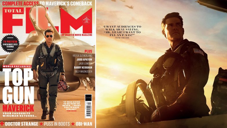 Tom Cruise’s Top Gun Maverick Cover in Total Film Magazine Has the Hollywood Star in Dashing Pilot Uniform (View Pic)