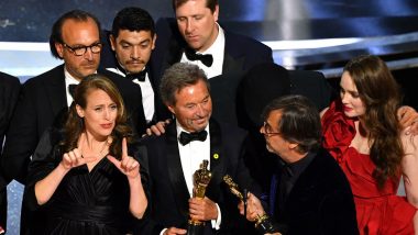 CODA Wins Best Picture at Oscars 2022; Here’s the Winning Moment Captured of the Cast and Crew at 94th Academy Awards (Watch Video)