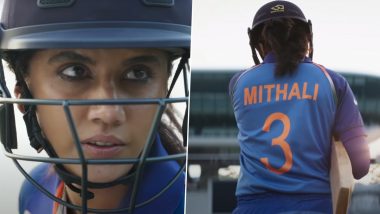 Shabaash Mithu Teaser: Taapsee Pannu as Skipper of the Indian Women’s Cricket Team Sets the Tone for a Thrilling Biopic (Watch Video)