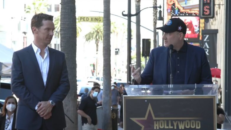 Kevin Feige Gives Heartfelt Speech as Doctor Strange Actor Benedict Cumberbatch Gets Walk of Fame Star! (Watch Video)