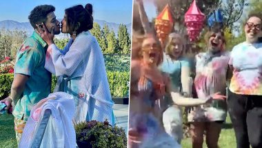 Priyanka Chopra and Hubby Nick Jonas Share Glimpses From Their Fun-Filled Holi Celebrations With Family, Friends (View Pics and Videos)