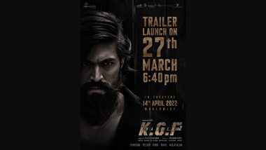 KGF Chapter 2: Trailer Of Yash’s Magnum Opus To Be Released On March 27, Confirms Director Prashanth Neel
