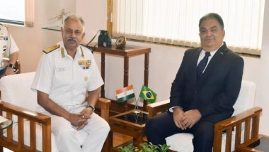 India News | Brazilian Delegation Visits Western Naval Command in Mumbai
