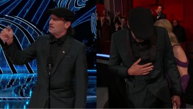 Oscars 2022: Troy Kotsur Gives an Emotional Award Acceptance Speech in Sign Language; CODA Star Dedicates Oscar to Deaf Community (Watch Video)