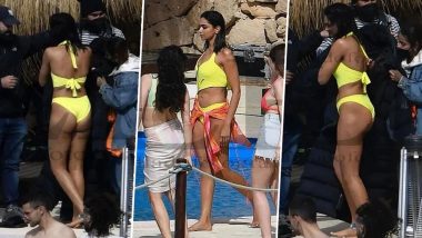 Pathaan: New Leaked Pictures of Deepika Padukone Showing Off Her Curves in a Neon Bikini Surface Online (View Pics)