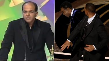 After Will Smith-Chris Rock Slap Incident at Oscars 2022, Indian Fans Reminded of Ashutosh Gowariker Slamming Sajid Khan During an Awards Night (Watch Viral Video)