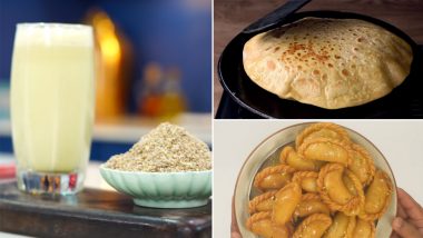 Holi 2022 Food Recipes: From Bhaang Laddoos to Puran Poli, 5 Easy Drool-Worthy Delicacies That Will Be a Great Treat for Your Special Ones (Watch Videos)