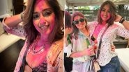 Ileana D&rsquo;Cruz&rsquo;s &lsquo;Little Late&rsquo; Post About Her First Holi Party Spent With Loved Ones Looks Super Fun (View Pics and Videos)