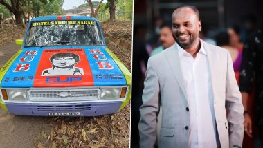 IPL 2022: RCB Fan Santhosh Sadguru Gives Vintage Car A Makeover (See Image)