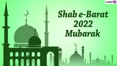Shab e-Barat 2022 Wishes, Messages & HD Images: Send Shab e-Barat Mubarak Wallpapers, Facebook Status, Quotes, SMS, Greetings and WhatsApp Stickers on Mid Shaban