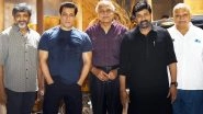 Godfather: Salman Khan Wraps Up Shoot for Telugu Megastar Chiranjeevi&rsquo;s Next