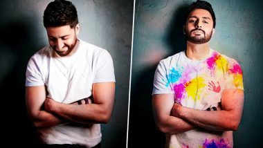 Holi 2022: Abhishek Bachchan Shares Happy Pictures As He Extends Heartfelt Greetings on the Festival of Colours