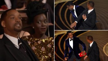 Oscars 2022: The Uncensored Exchange Between Will Smith And Chris Rock From The 94th Academy Awards Surfaces Online (Watch Viral Video)